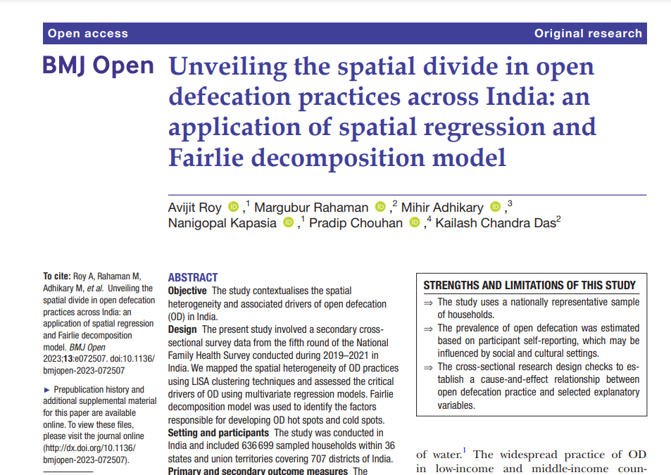 Open Defecation in India